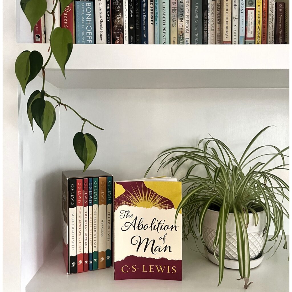 book in bookshelf with plants